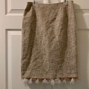 EUC- Vntg Rickie Freeman for Teri Jon- Tweed lined Skirt Sz 4